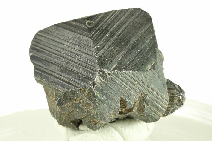 Striated Octahedral Magnetite Crystal - Utah #283931